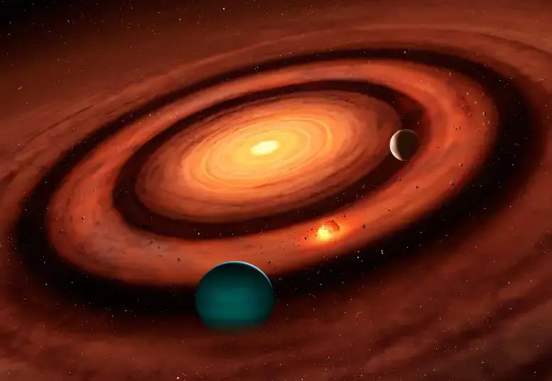 Una nueva teoría para la formación de planetas: sándwiches cósmicos