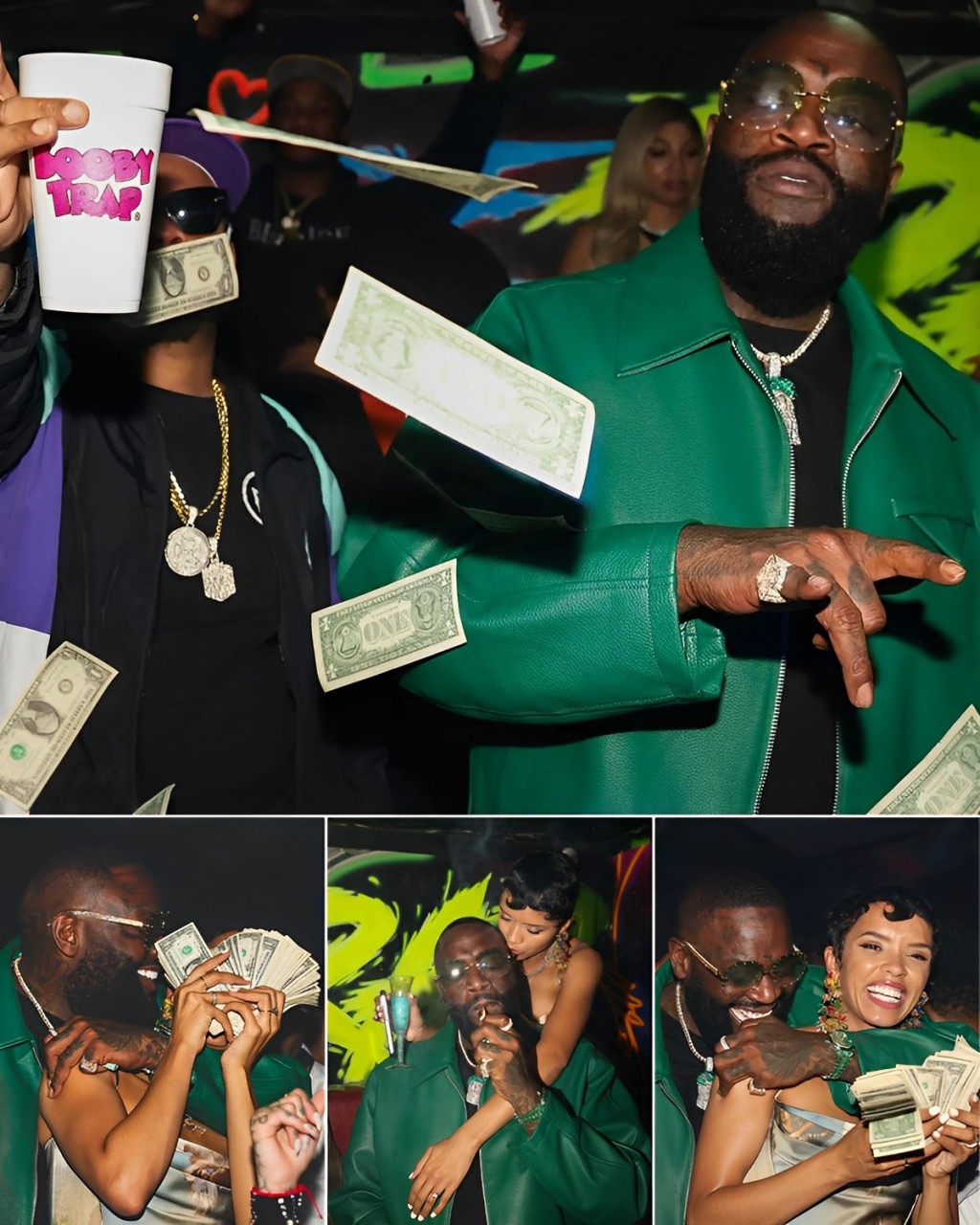 Cover Image for Rick Ross and Girlfriend Mackey Live it Up in Dubai: Indulging in the Lavish Nightlife of the Emirates